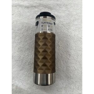 Travel tumbler 16oz BPA free 24hrs cold/12hrs hot bronze‎